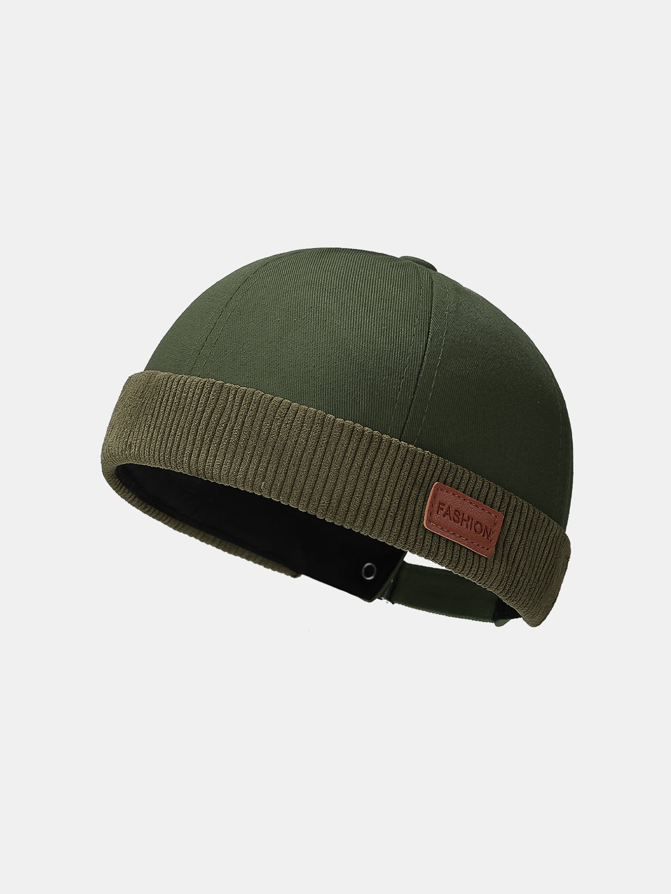 Retro Adjustable Street Style Brimless Docker Beanie Hat