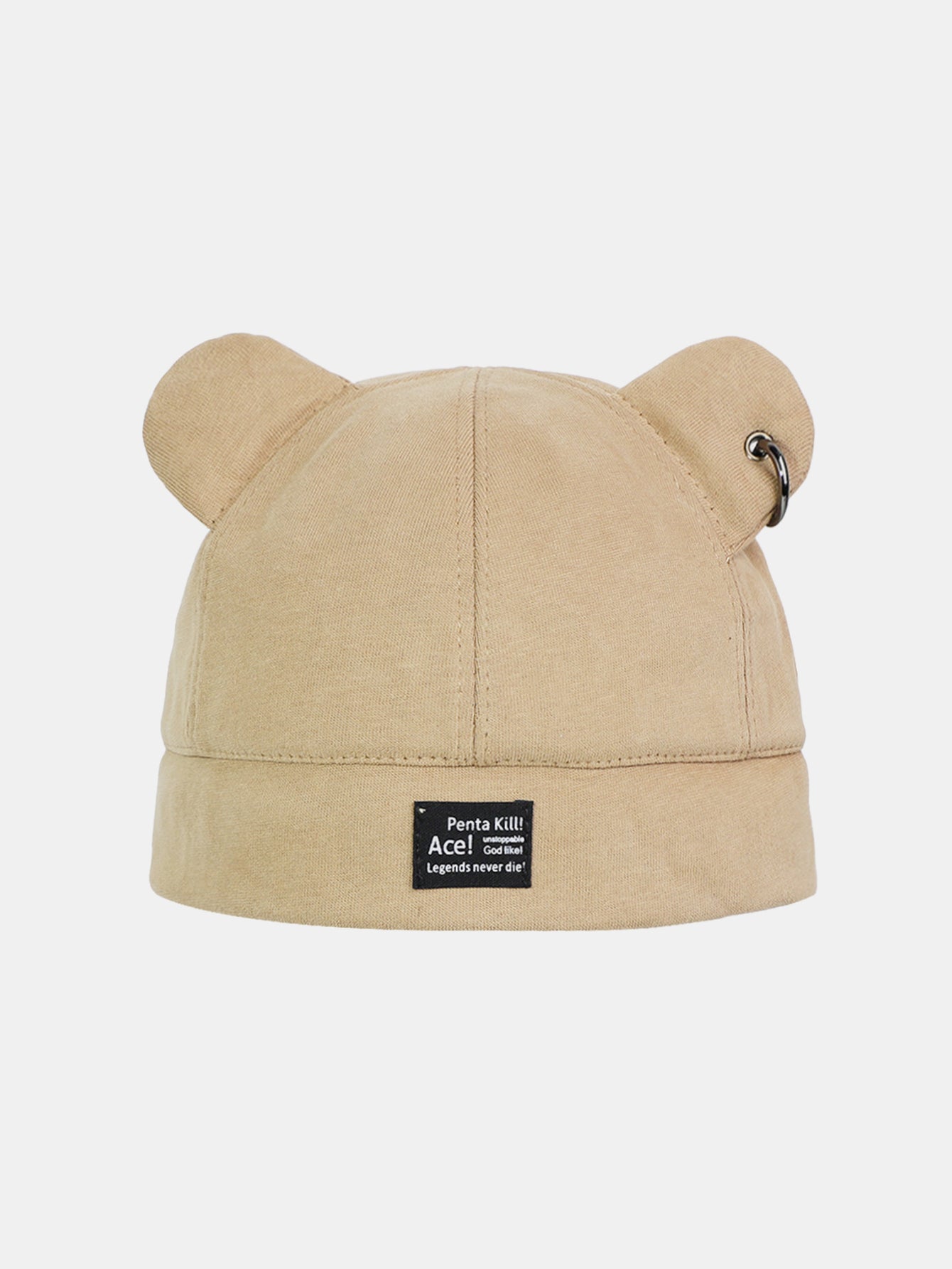 Adjustable Unisex Beanie Hat With Bear Ear Design