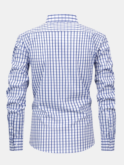 Long Sleeve Plaid Button Up Shirt