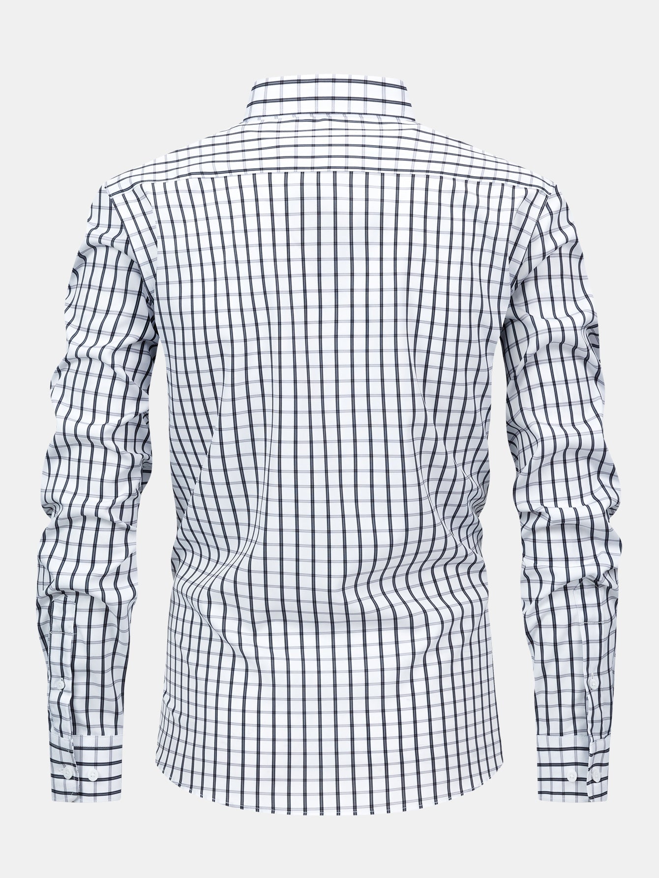 Long Sleeve Plaid Button Up Shirt