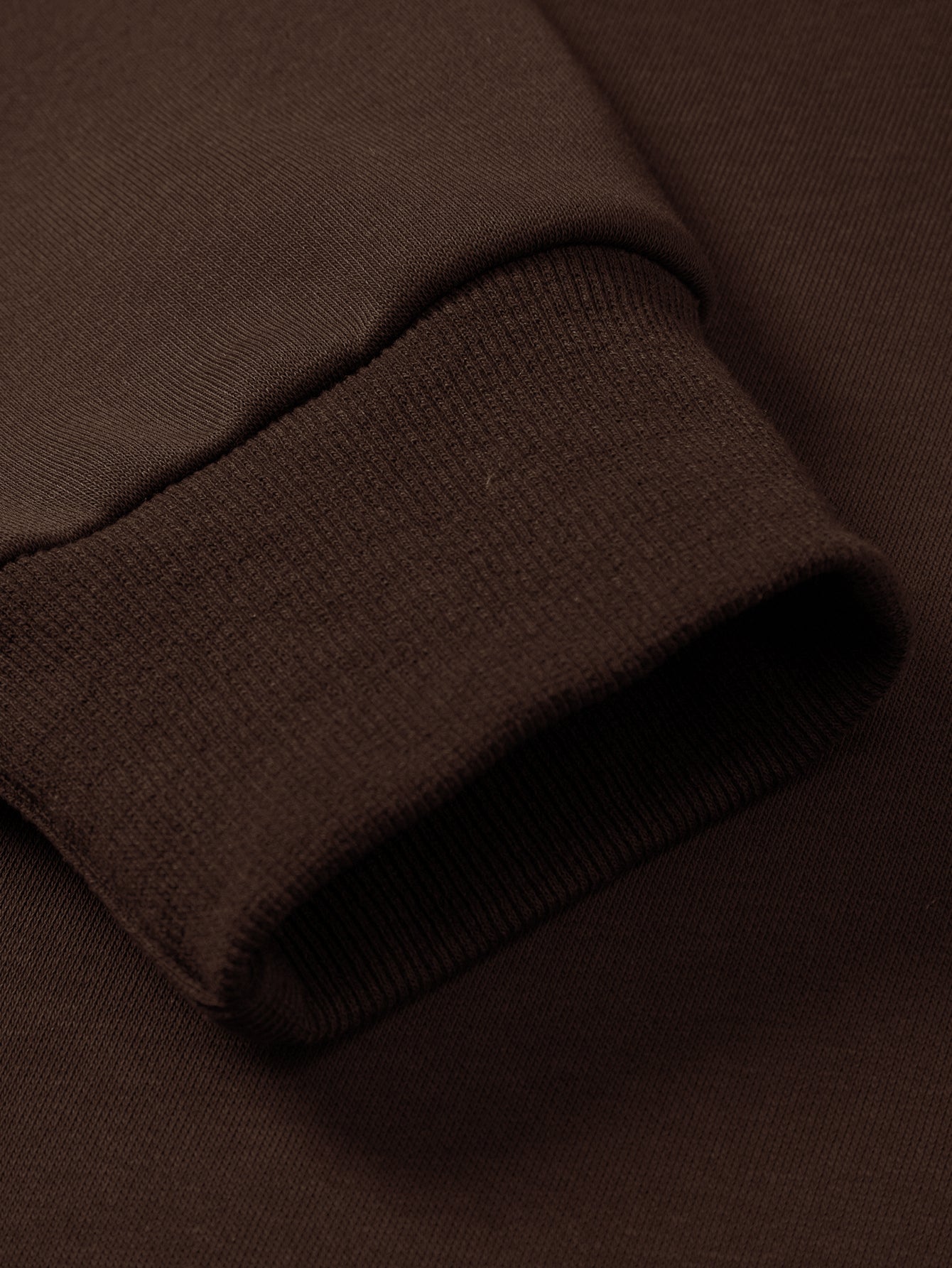 Relax Fit Contrast Corduroy Polo Collar Sweatshirt