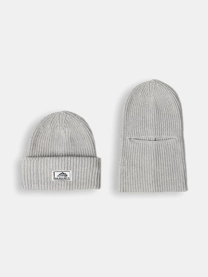 2-in-1 Winter Knitted Balaclava Hat