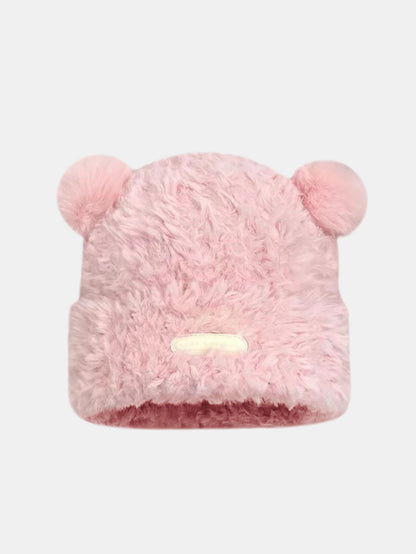 Cute Bear Ear Shape Warm Knitted Hat