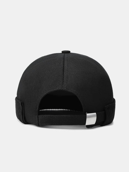 Retro Adjustable Street Style Brimless Docker Beanie Hat