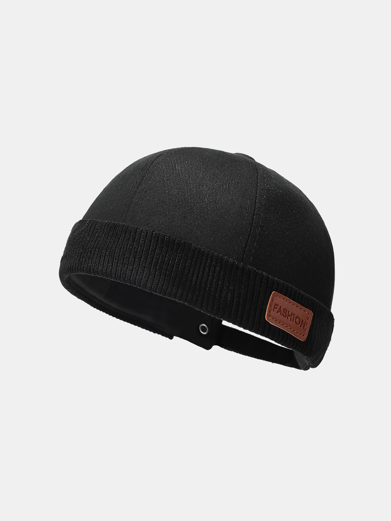 Retro Adjustable Street Style Brimless Docker Beanie Hat