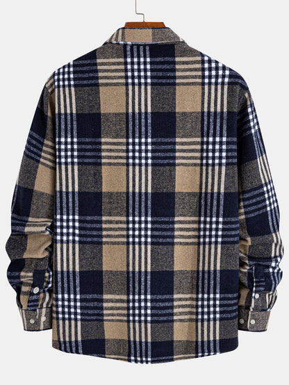 Flannel Plaid Button Up Shirt