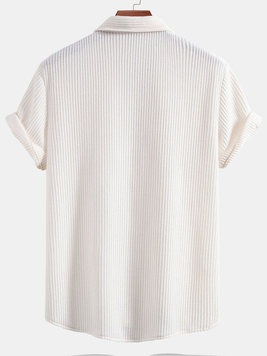 Waffle Button Up Shirt