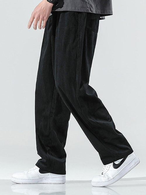 Straight Leg Corduroy Pants
