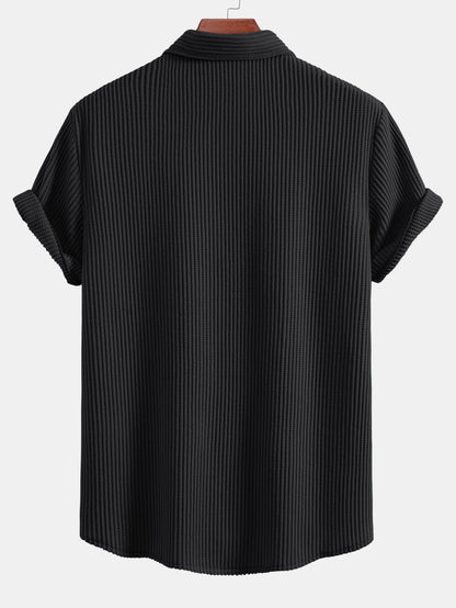 Waffle Button Up Shirt